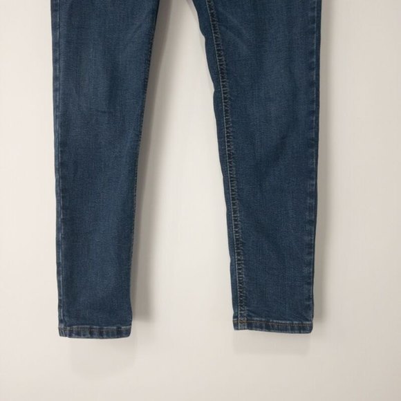 Topshop Jamie Jeans Women's W28 High Rise Skinny L30 Blue Stretch Denim - Picture 4 of 7